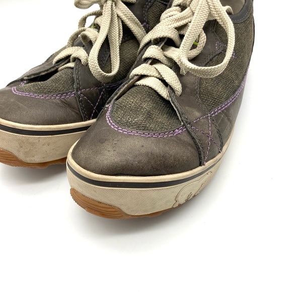 Sorel Mackenzie Leather Hiking Sneakers - Picture 10 of 16